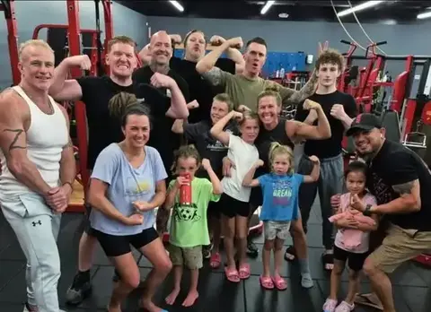 Group fitness members at Control Jiu Jitsu